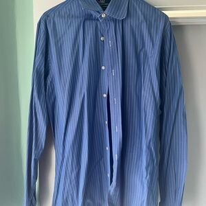 Ralph Lauren Blue Striped Men's Shirt